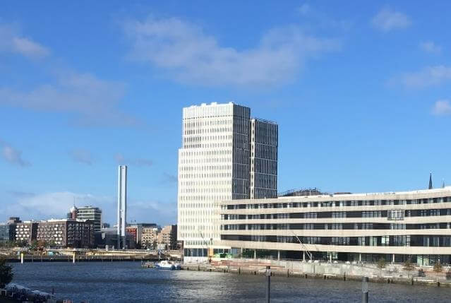 Baugrunduntersuchung im HafenCity-Projekt Intelligent Quarters, Hamburg: Erdarbeiten und Bohrungen.