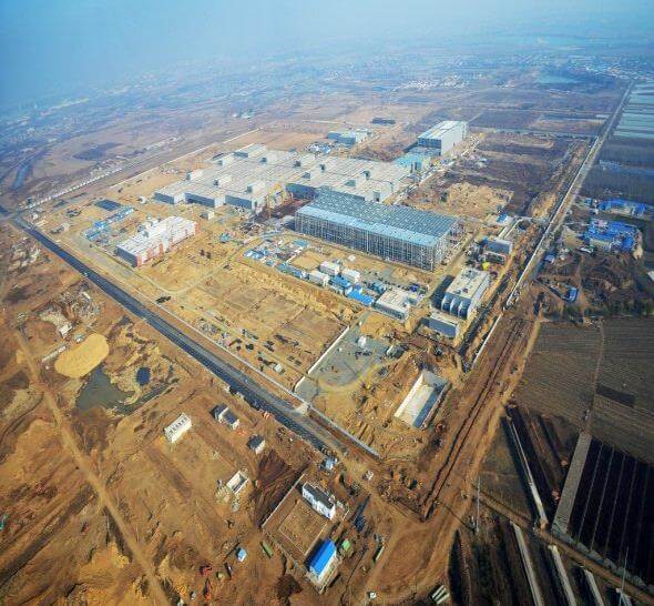 Luftaufnahme der beiden Standorte in Liaoning zur umwelttechnischen Prüfung mit angrenzenden Landschaften.